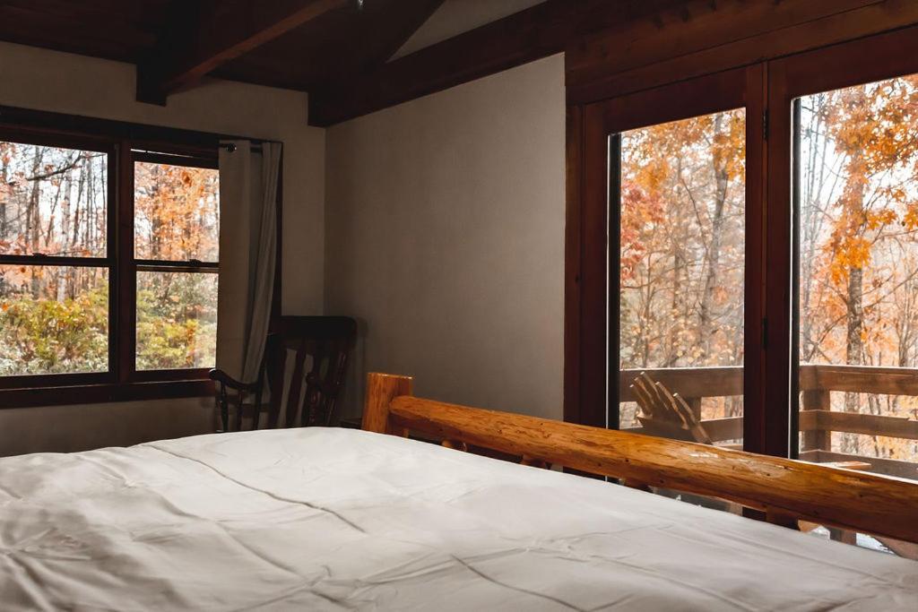 Blueberry Hideaway At 36 North Cabin - Hot Tub Purlear Ngoại thất bức ảnh